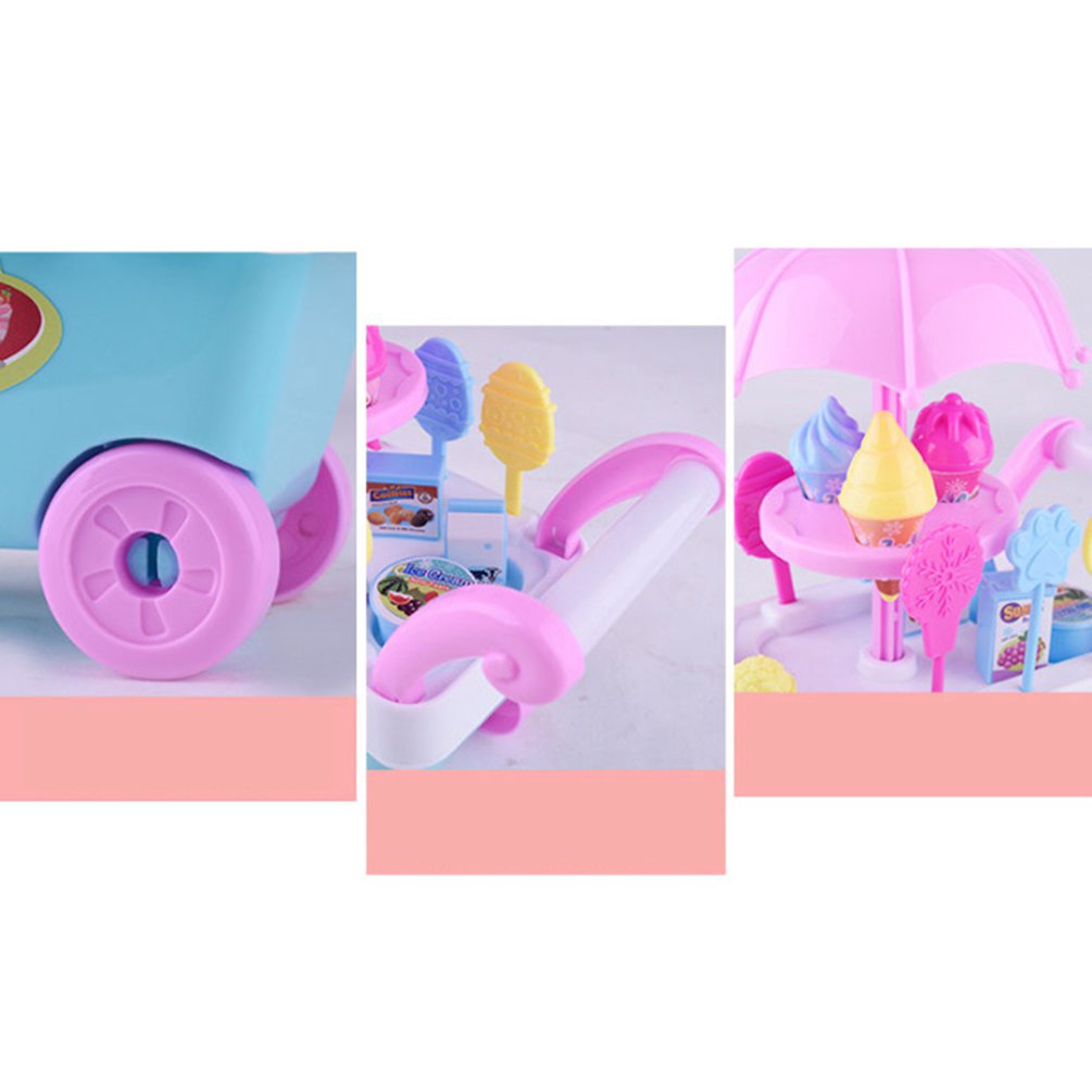 Bộ đồ chơi xe đẩy kem đáng yêu vui nhộn dành cho bé