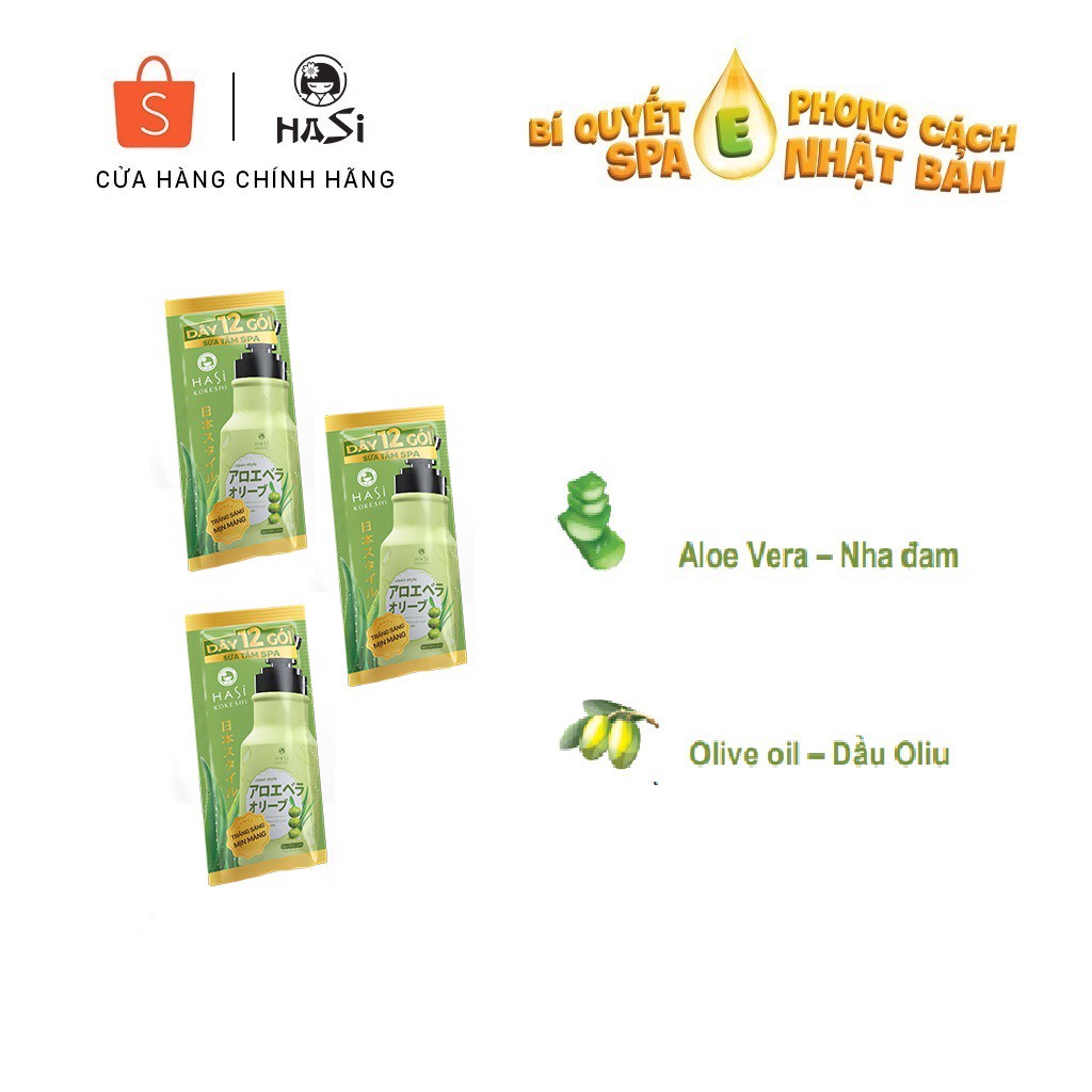 (QUÀ TẶNG) DÂY SỮA TẮM HASI NỮ - 12 GÓI | BigBuy360 - bigbuy360.vn