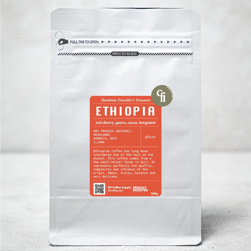 Cà phê Ethiopia Hambela Traveller s Treasure - 250g rang mới - cfi