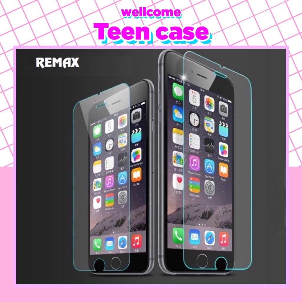 Kính Cường Lực Iphone Remax Siêu Mỏng 6/7/8/X/11/12/13/Plus/Max/Pro/ProMax - TEEN CASE