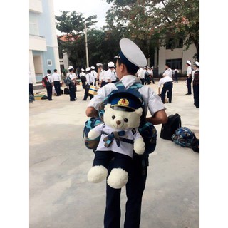 Gấu Bông Bộ Đội Cảnh Sát Biển 70 cm