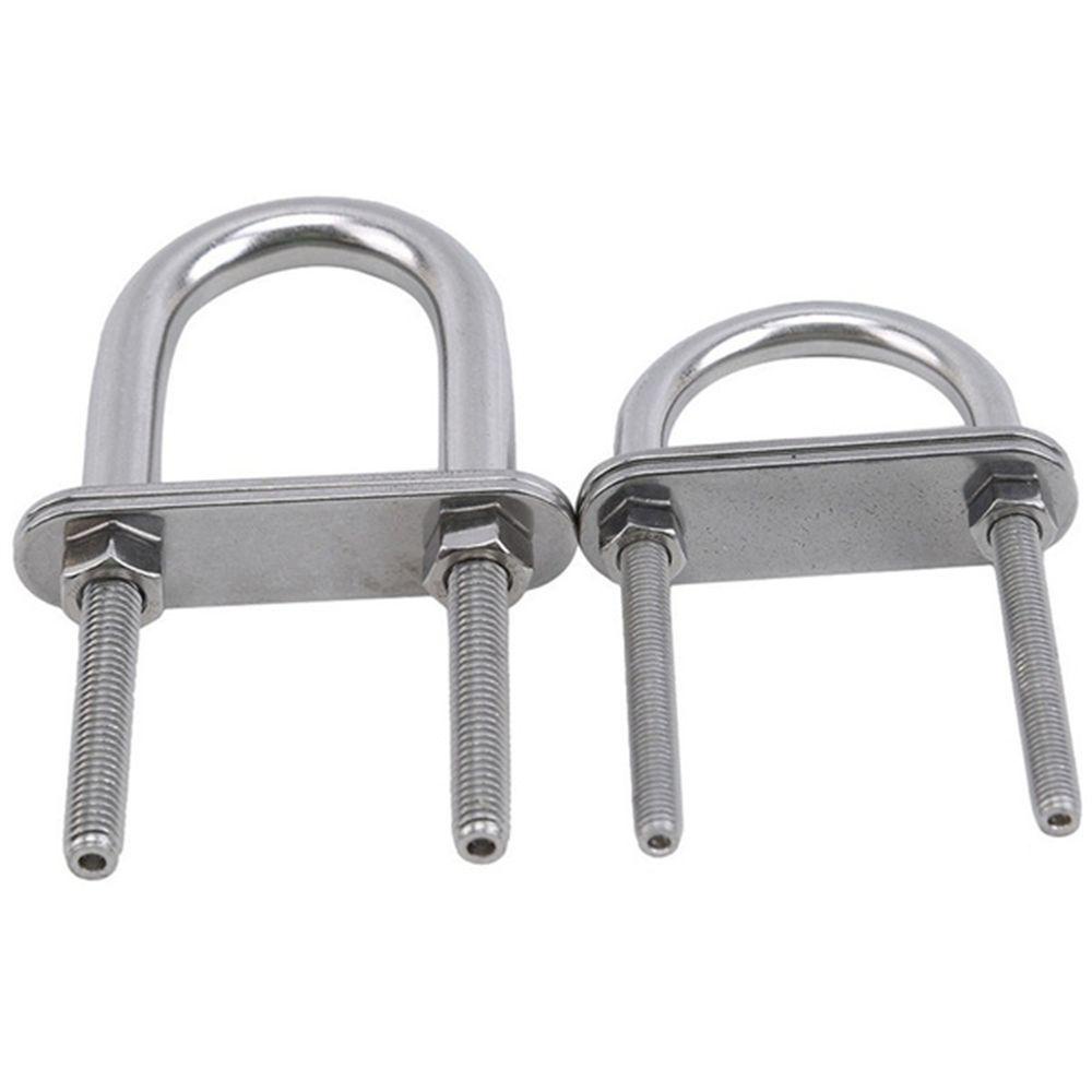 Bu Lông Chữ U Bằng Thép Không Gỉ M5 / M6 / M8 / M10 304 Cho Tàu Thuyền Kèm Đai Ốc