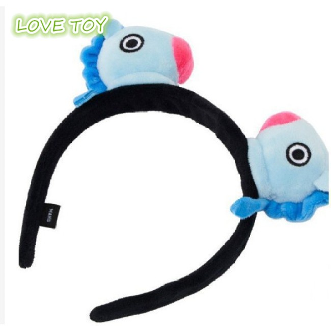 Nkodok ELEN-KPOP BTS BT21 Headband Hair Band Hoop Cartoon Toys MANG TATA