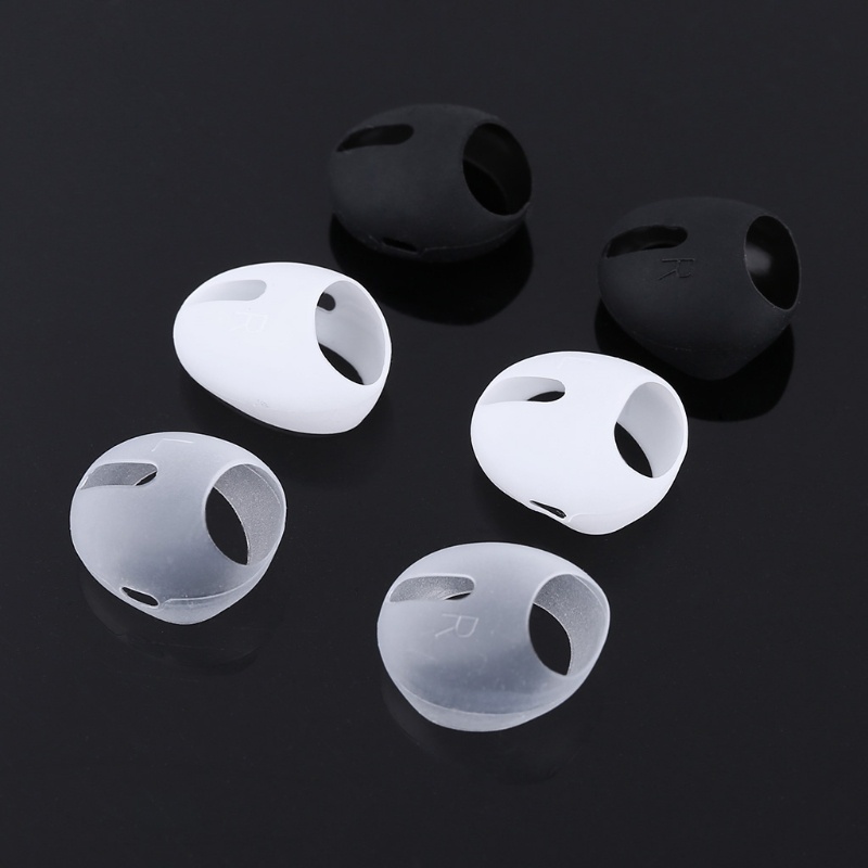 Nút Bọc Đầu Tai Nghe Nhét Tai Màu Trắng Đen Cho Air Pods
