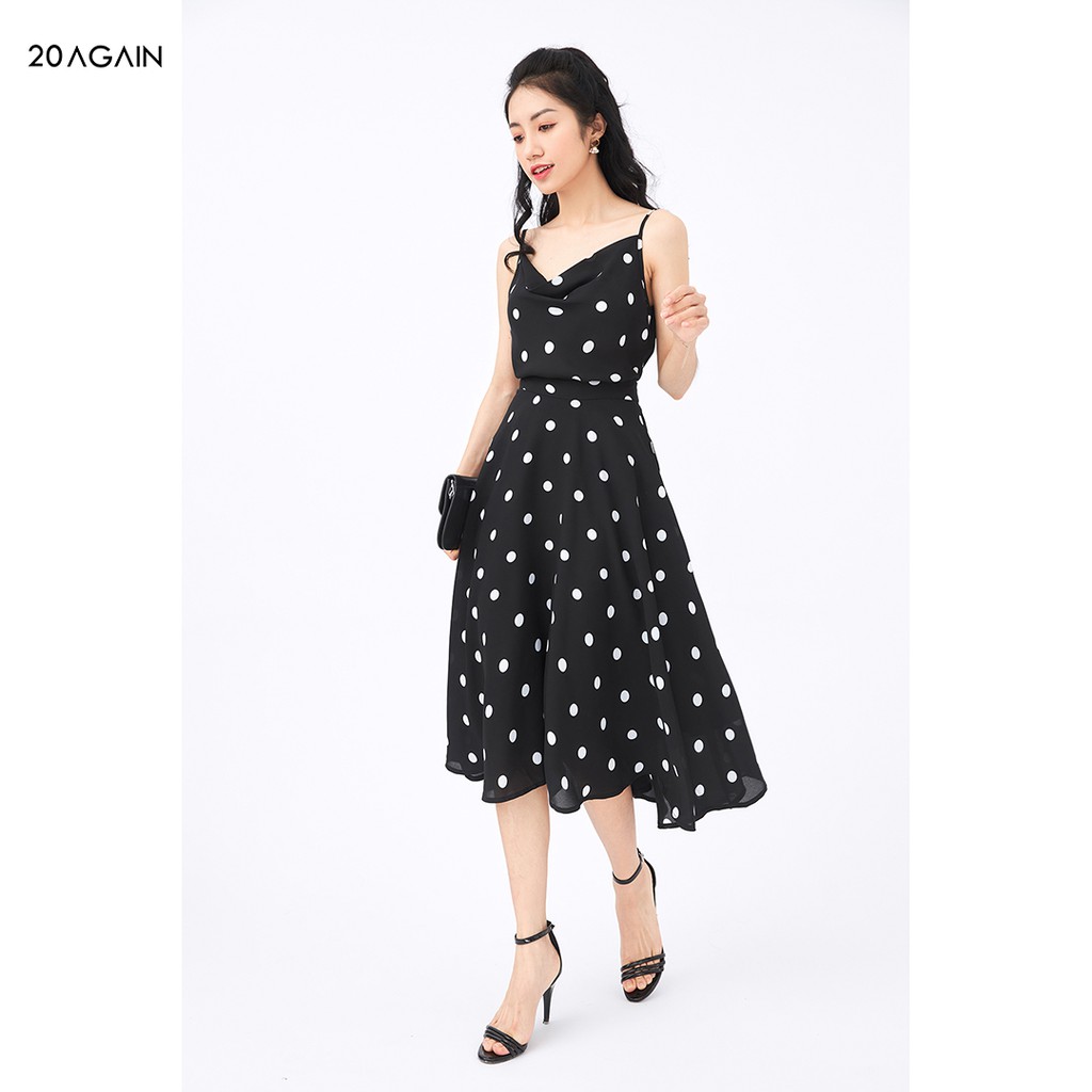 Chân váy xòe tròn 20Again JXA1863 chất liệu voan cát mềm mại, che khuyết điểm tối đa cho đôi chân | BigBuy360 - bigbuy360.vn