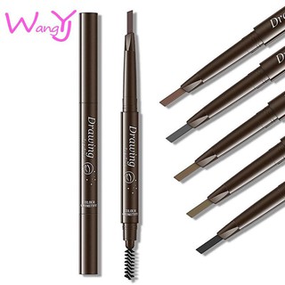 Bút chì kẻ mày 2 đầu tự động xoay