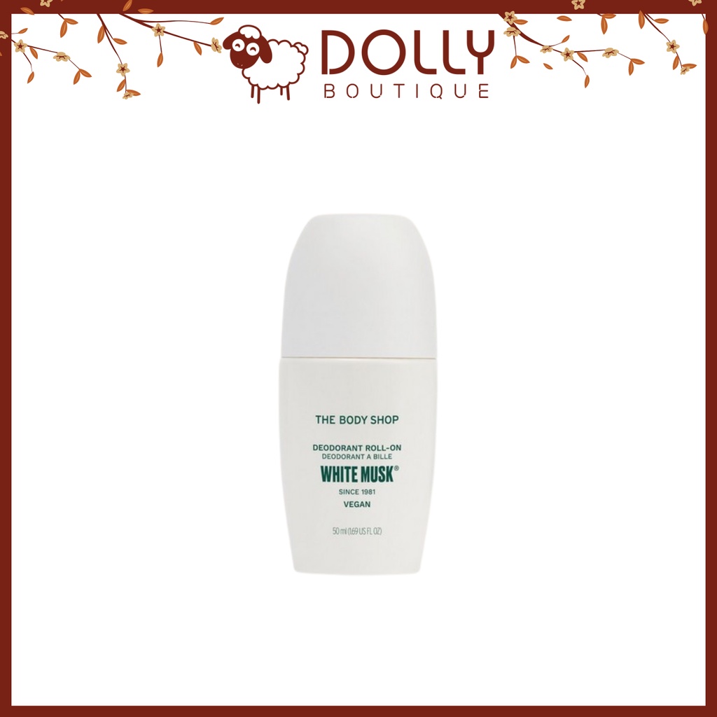 Lăn khử mùi The Body Shop White Musk Deodorant 50 ml  Nam và Nữ