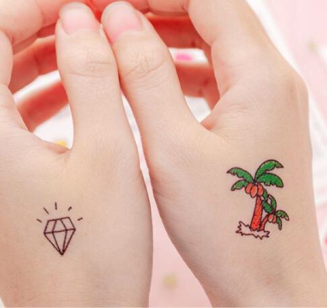 Combo 30 Hình Xăm Nước Hình xăm dán tatoo mini stickers phong cách Hàn Quốc cute dễ thương giá