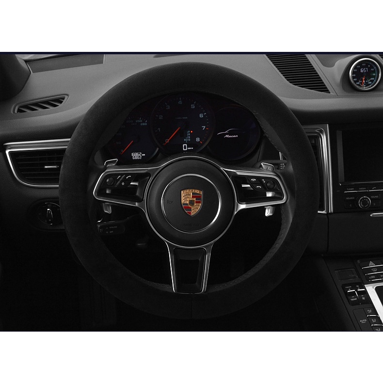 Plus Vỏ Bọc Vô Lăng Xe Hơi Màu Trơn Bằng Lông Nhung Thời Trang Thu Đông