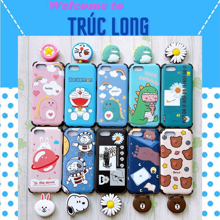 Ốp lưng idm hàn quốc kèm pop Oppo A1k hoặc Realme C2