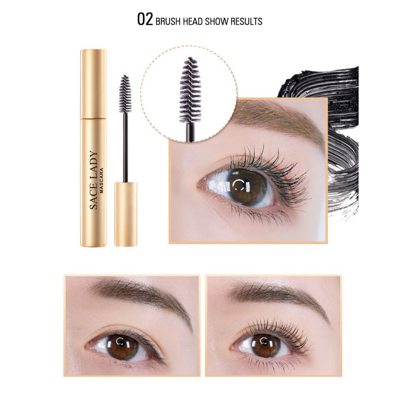Mascara SACE LADY 3D màu đen lâu trôi chống nhòe | BigBuy360 - bigbuy360.vn