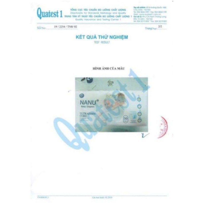 Tã Quần Cao Cấp NANU BABY M100 L100 XL100 XXL100 XXXL100