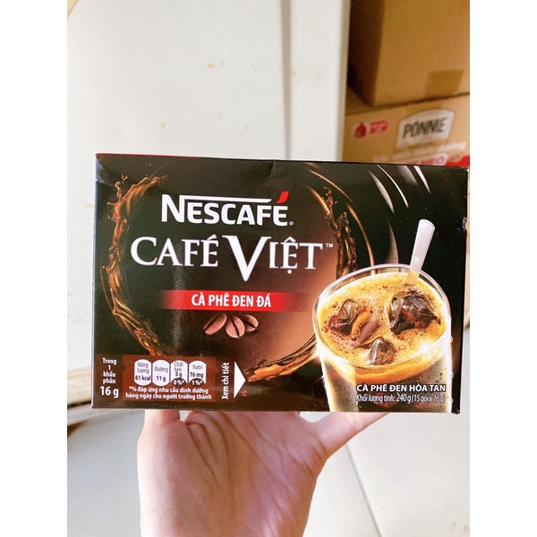 cà phê Việt đen đá NESCAFÉ- hộp 15 gói | BigBuy360 - bigbuy360.vn