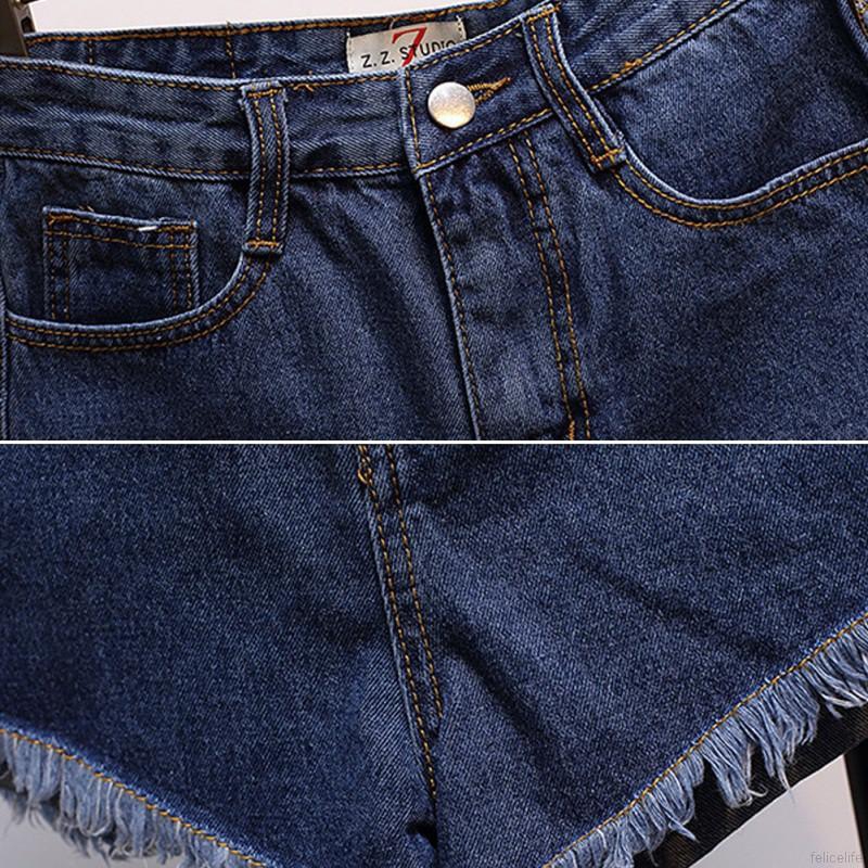 Quần jean ngắn denim thời trang cho nữ