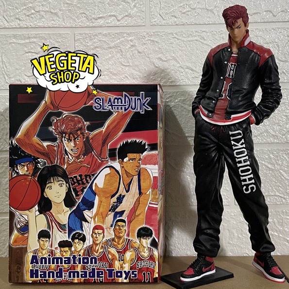 Mô hình Slam Dunk - Mô hình nhân vật Hanamichi Sakuragi Anime Slam Dunk cực nét đẹp cao to cầm chắc tay full box - 31cm
