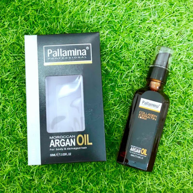 PALLAMINA ARGAN OIL TINH DẦU DƯỠNG TÓC CAO CẤP COLLAGEN ITALY 60ML