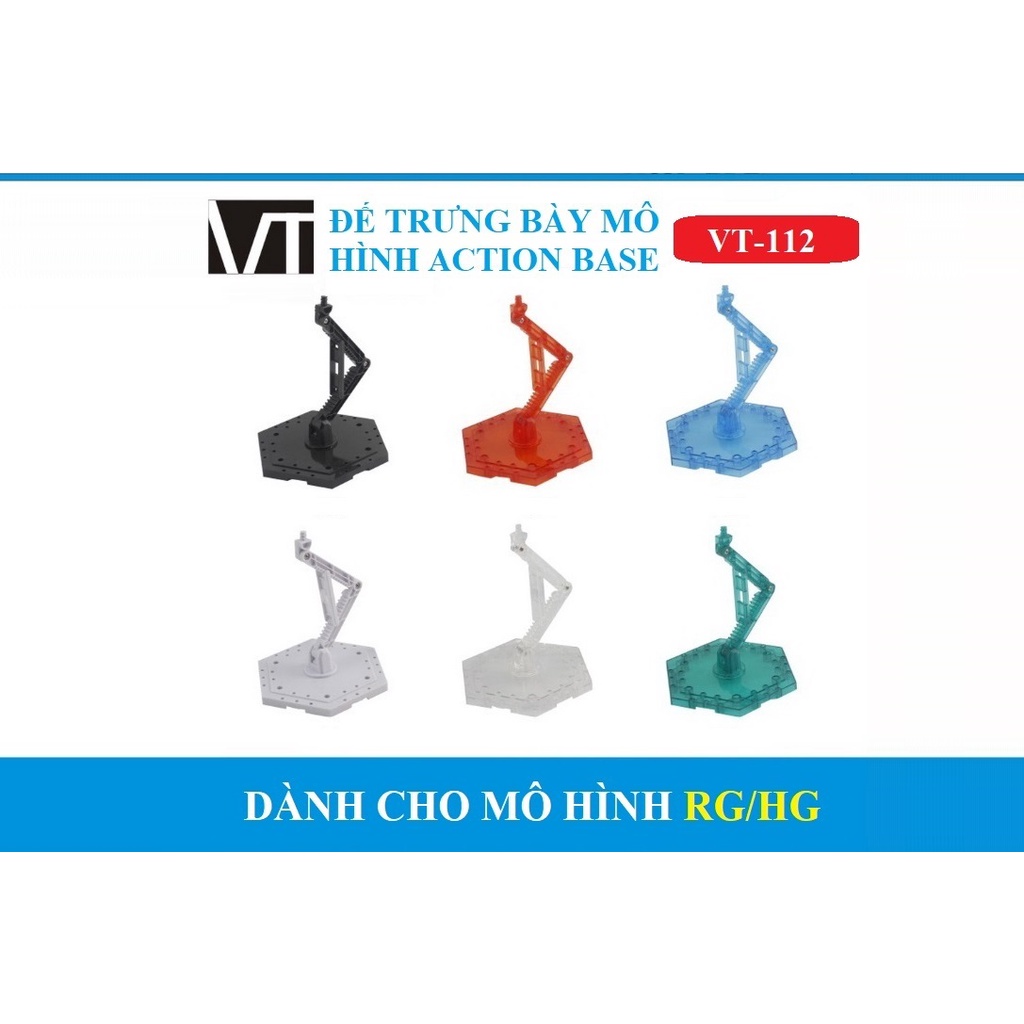 Action Base RG HG Gundam VT-112 Đế Trưng Bày Mô Hình Đồ Chơi Lắp Ráp Anime