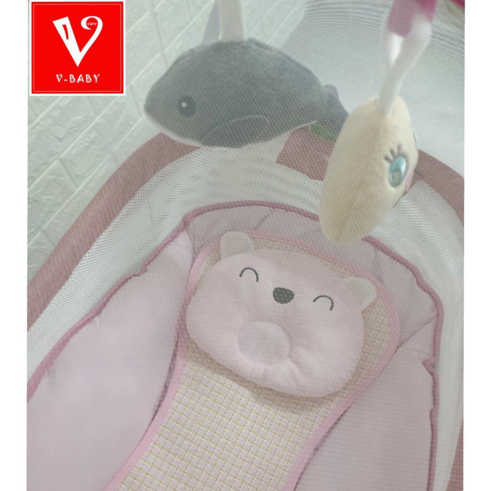 gg5 Nôi đưa điện tự động V-Baby F3 mẫu mới năm 2020 85 95