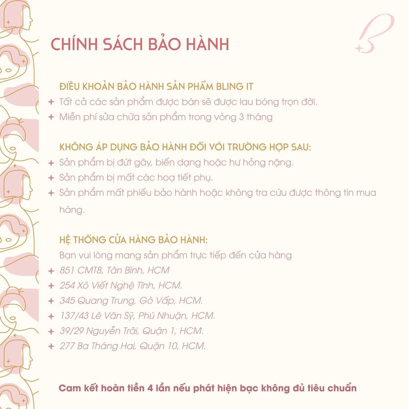 Dây chuyền bạc Bling It phong cách sang trọng, nữ tính BIVC062-1