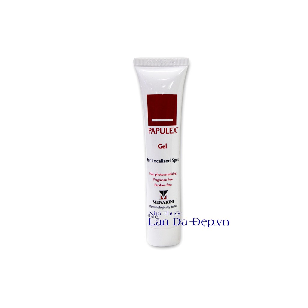 Gel giảm mụn Papulex Gel For Localized Spots giảm thâm mụn chăm sóc da sạch sâu 40ml