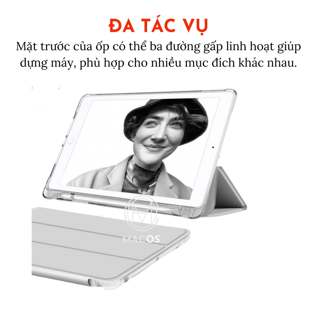 Bao Da Ipad 2/3/4 Air 3/4 Case Ốp Silicon Gen 5/6/7/8 10.2 10.5 9.7 Mini 2/3/4/5 (Chất liệu mới) (AB06)