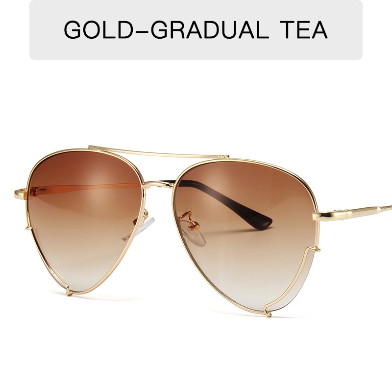 Kính Mát Gọng Kim Loại Phong Cách Retro Thời Trang Cho Nam