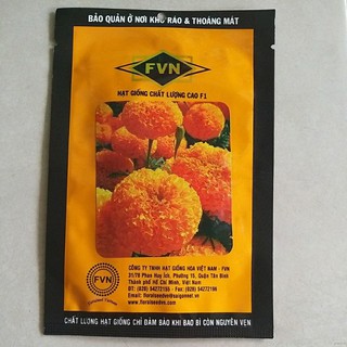 Hạt giống vạn thọ cao lỡ Hoàng Gia 09 FVN gói 1g