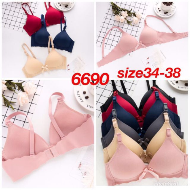 Áo đúc nơ lót không gọng, có đệm 6690