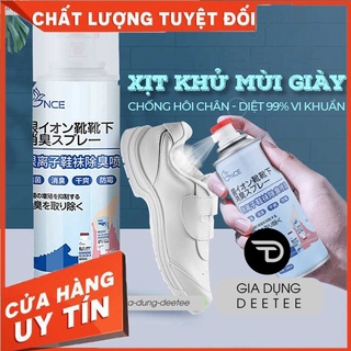 Chai xịt khử mùi hôi giày Nano Bạc bình xịt thơm khử mùi mồ hôi chân đi du lịch thể thao tennis - shop_khanhsky [260ml]