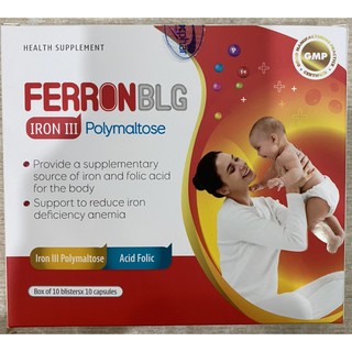 Bổ sung sắt FERRONBLG SẮT III, hạn chế tình trạng thiếu máu do thiếu sắt