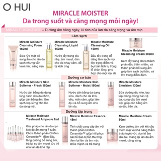 Gói Tinh Chất Dưỡng Ẩm Ohui Miracle Moisture Ampoule 777 1ml