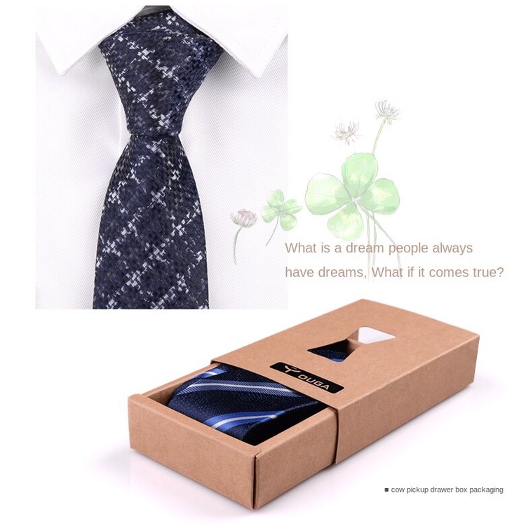 Cà Vạt Nam Bản Nhỏ 6CM Màu Đỏ Thời Trang Mới
