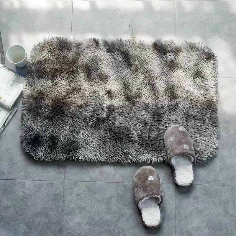 Thảm lau chân lông loang