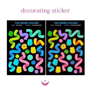 Sticker deco ảnh mini Confetti
