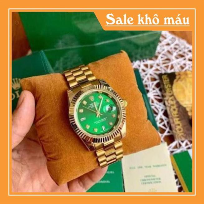 [Free SHIP]Đồng hồ nam rolex máy pin dây đặc thép không rỉ không bay màu ,đẳng cấp hộp thương hiệu - Rolex_collections