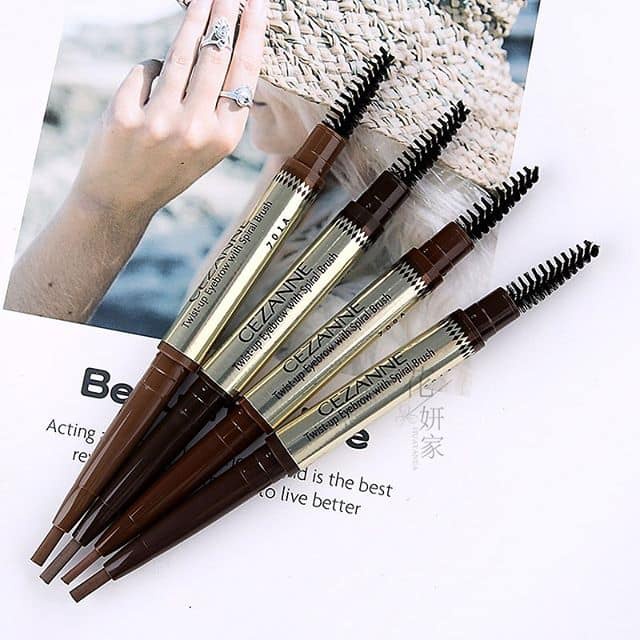 Cezanne Bút Kẻ Lông Mày Twist-Up Eyebrow With Spiral Brush 0,23g | BigBuy360 - bigbuy360.vn