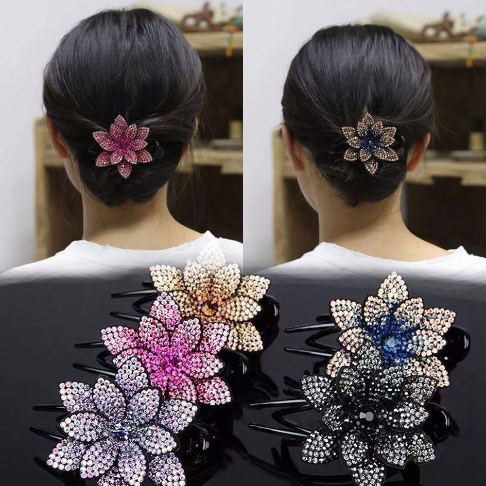 Kẹp TóC KiểU DáNg Đơn GiảN ThờI Trang Cho Nữ|Kẹp Tóc Đuôi Bồ Câu Linh Hoạt