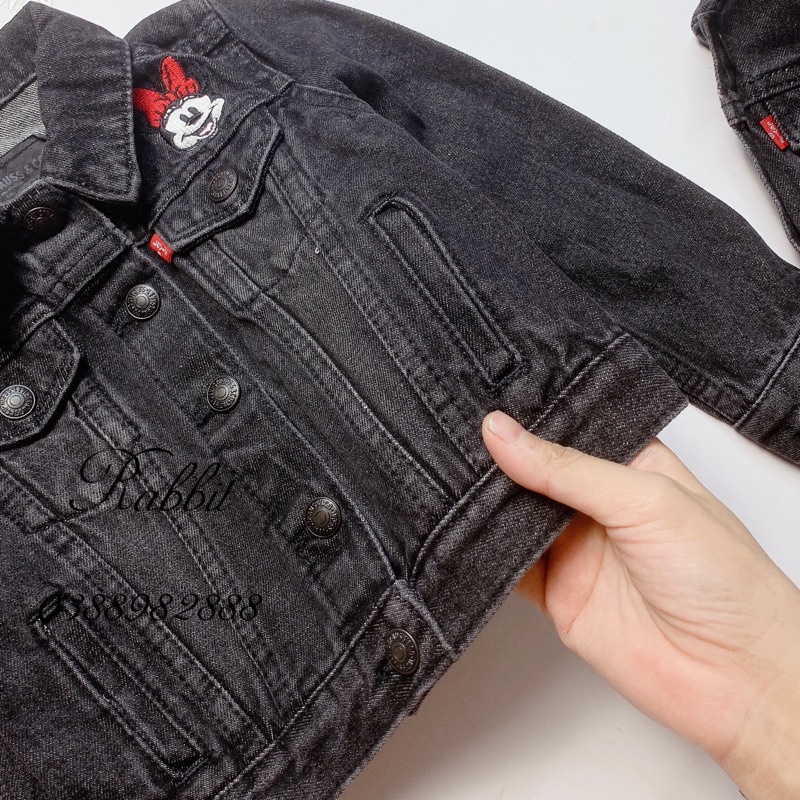 Áo denim Mickey