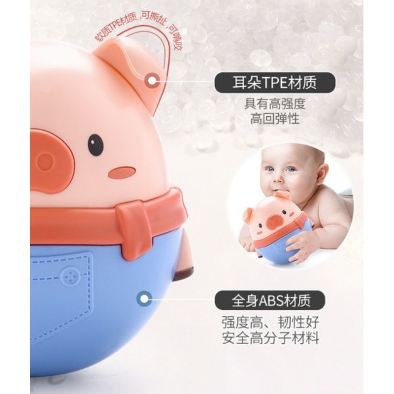 Lật đật heo cao cấp Julebaby cho bé