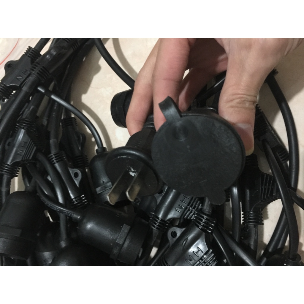 Đèn dây trang trí ngoài trời chống nước dài 10 mét 20 bóng (3W)  trang trí quán trà chanh nhà cửa sân vườn quán ăn