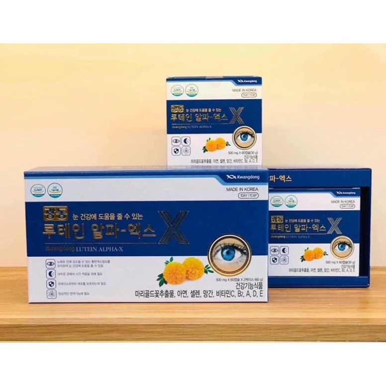 [ Hàng Chuẩn ] Viên Uống Bổ Mắt Kwangdong Hàn Quốc, Hộp 120 Viên, Giúp Đôi Mắt Luôn Khỏe Mạnh Và Sáng Tinh Anh [ Hàng Mớ