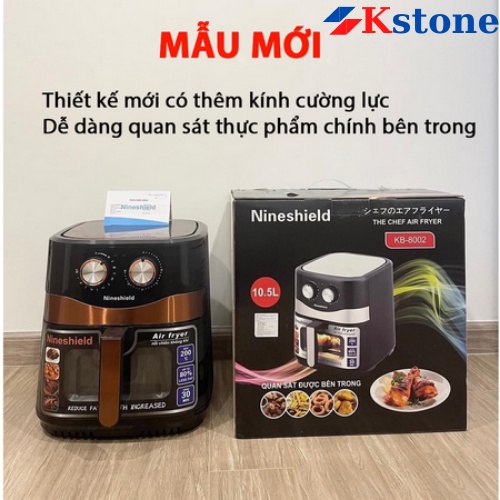 NỒI CHIÊN KHÔNG DẦU CƠ NINESHIELD 10.5L KB-8002