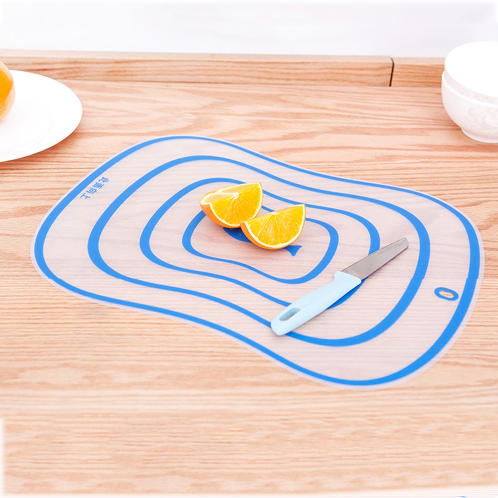 Thớt trong suốt chống trượt linh hoạt tiện dụng cho nhà bếp