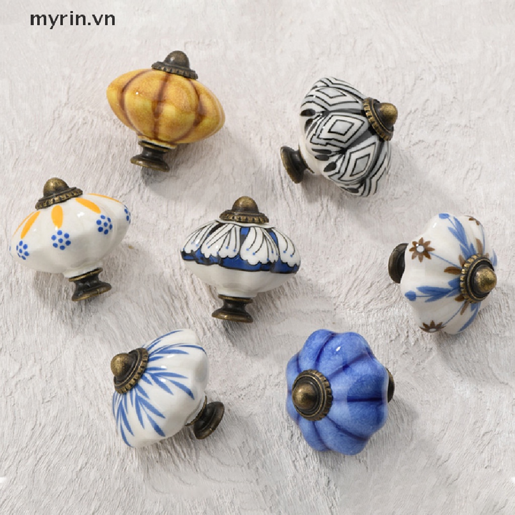 Tay Nắm Cửa Gốm Cổ Điển Cho Ngăn Kéo / Tủ Quần Áo / Tủ Quần Áo