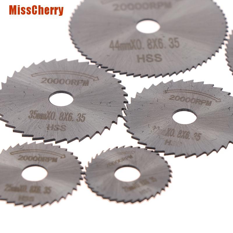 Bộ 7 Lưỡi Cưa Tròn Hss Chất Lượng Cao