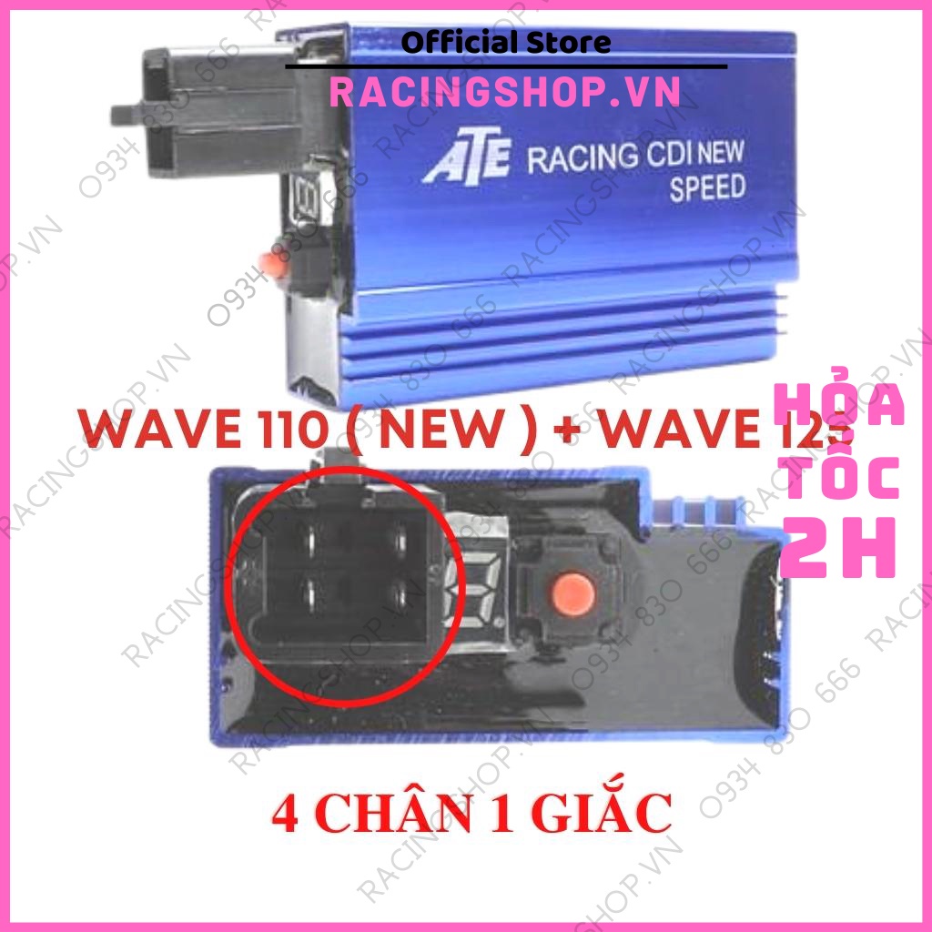 Ic độ ATE Racing mở tua 8 map dream wave fu neo wave a 110 galaxy elegant blade 110 sirius RC exciter 135 RACINGSHOPVN