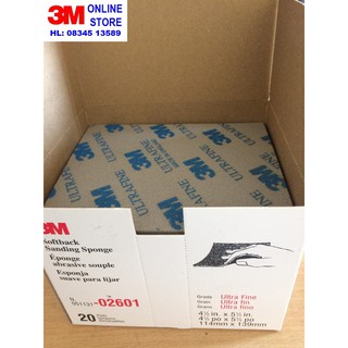 HỘP Nhám xốp 3M Softback Sanding Sponge 02601