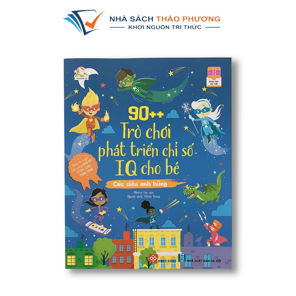 Sách - 90++ trò chơi phát triển chỉ số IQ cho bé (bộ 2 cuốn)