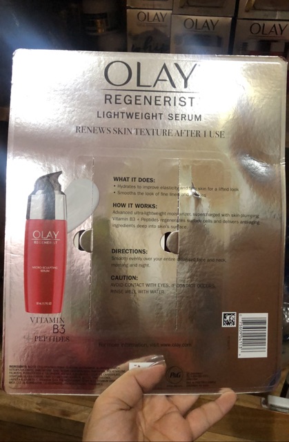 Serum dưỡng ẩm, chống lão hoá, làm trắng da Olay Regenerist  50ml