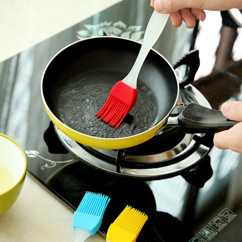 Vỏ Bọc Cọ Phết Dầu Làm Bánh / Bbq Bằng Silicon Có Thể Tháo Rời